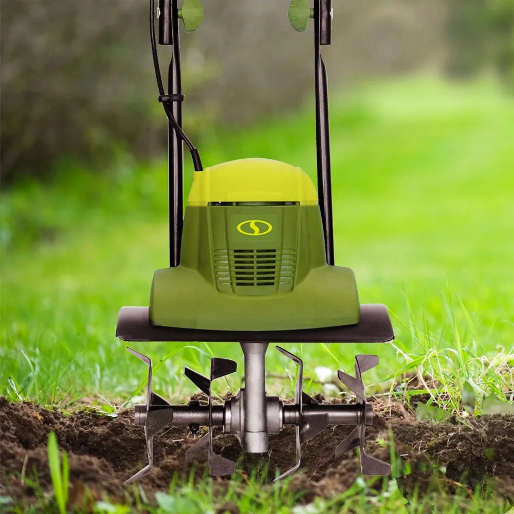 Electric 14-inch Garden Tiller + Cultivator