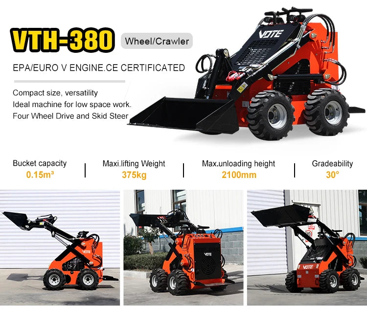 VOTE VTW-18 Mini Crawler Hydraulic 1.8 Ton Excavator Mini Digger