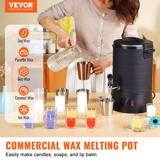 VEVOR Wax Melter for Candle Making  9-Level Temperature Control