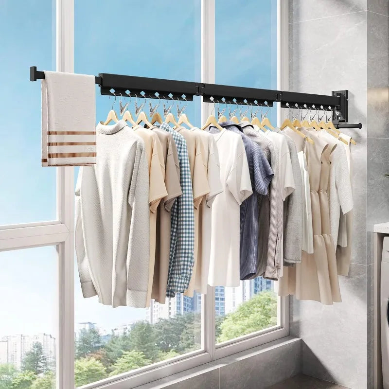 Folding Wall Mounted Laundry Rack