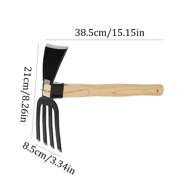 Dual Use Small Farm Garden Tools Weeding Rake