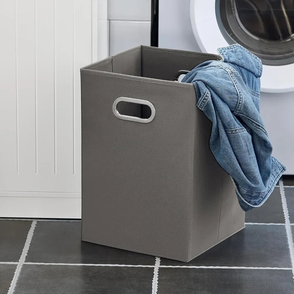 Tilt-Out Laundry Hamper, Bathroom Storage Cabinet with Drawer