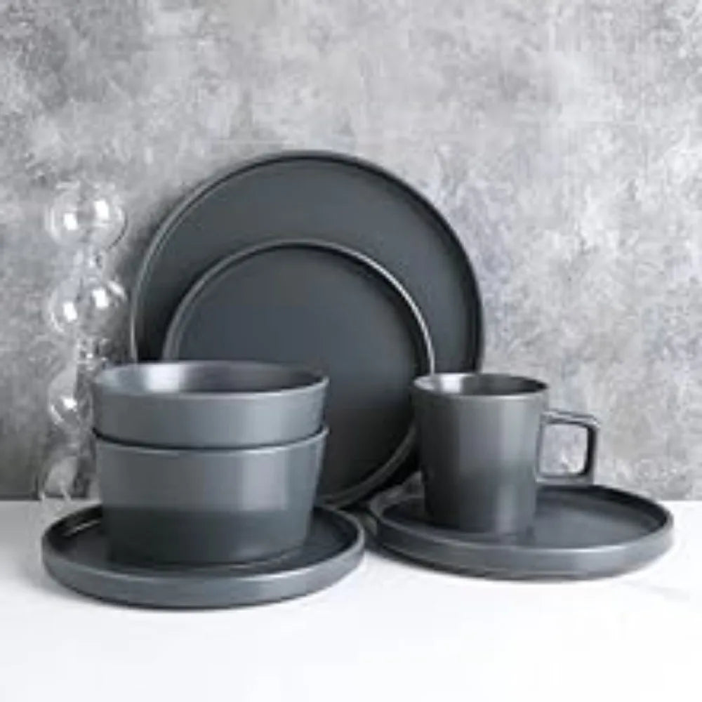 Stone Lain 32 Piece Stoneware Dinnerware Set