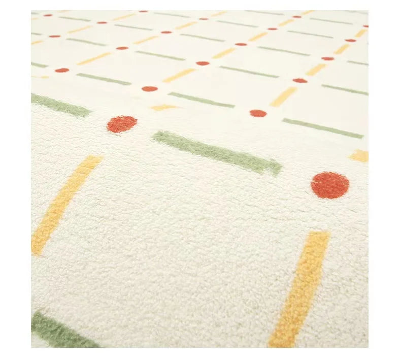 Japanese Style Living Room Plush Carpet Bedside Rug Children's Floor Mat