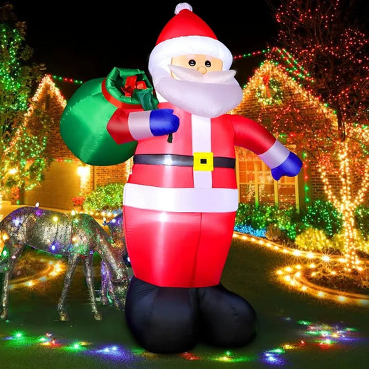 Christmas Inflatable Santa Claus Outdoor Decorations