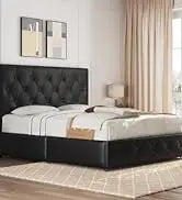 Queen Size Bed Frame With 2 USB Charging Station/Port