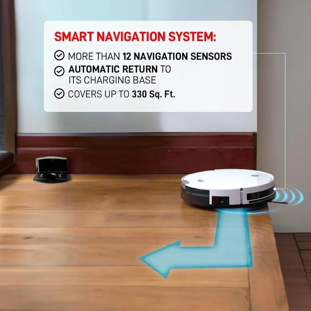 Vacuum Cleaner and Mop Combo Robotic Mopping WiFi Connection