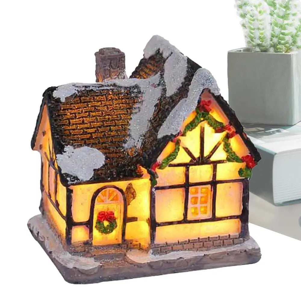 Resin Christmas Houses Village House