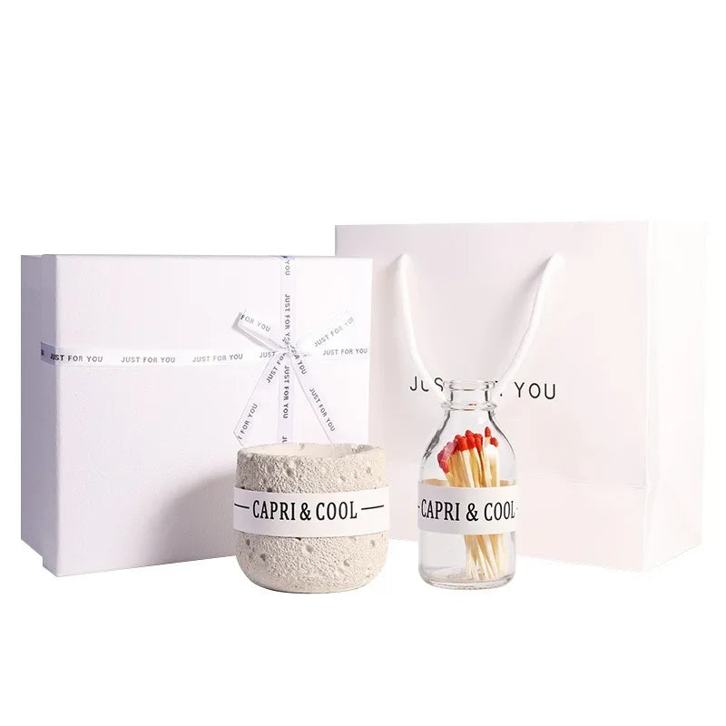 Aromatherapy Creative Candle Birthday Gift with Hand Gift Soybean Gift Box