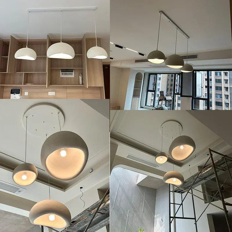 Modern Wabi-Sabi HDPE Led Pendant Light