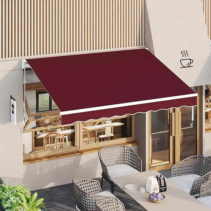 Manual Retractable  Patio Canopy  Deck Awnings