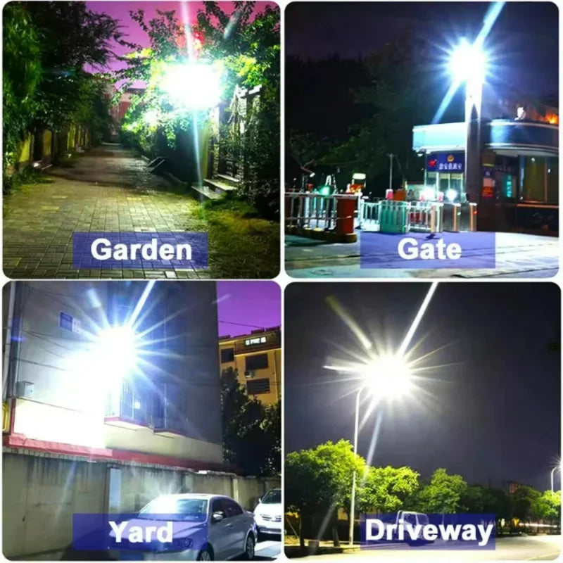 Outdoor Solar Street Lights  Super Bright Motion Sensor