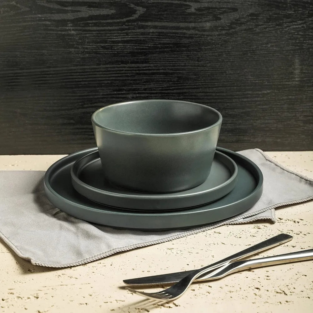 Stone Lain 32 Piece Stoneware Dinnerware Set