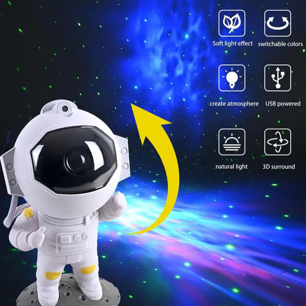 Adjustable Star Galaxies Projector LED Astronaut Projectors Lamp