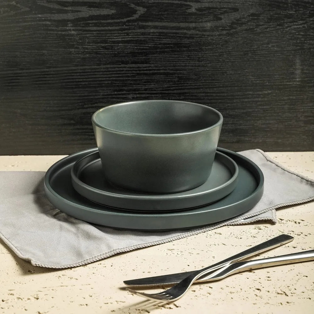 Stone Lain 32 Piece Stoneware Dinnerware Set