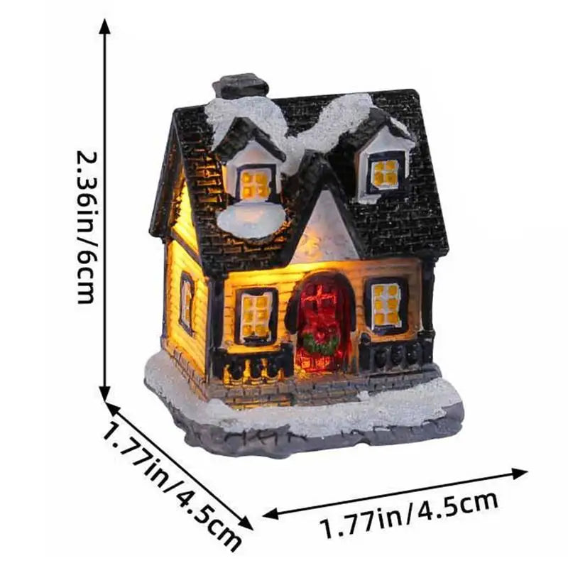 Resin Christmas Houses Village House