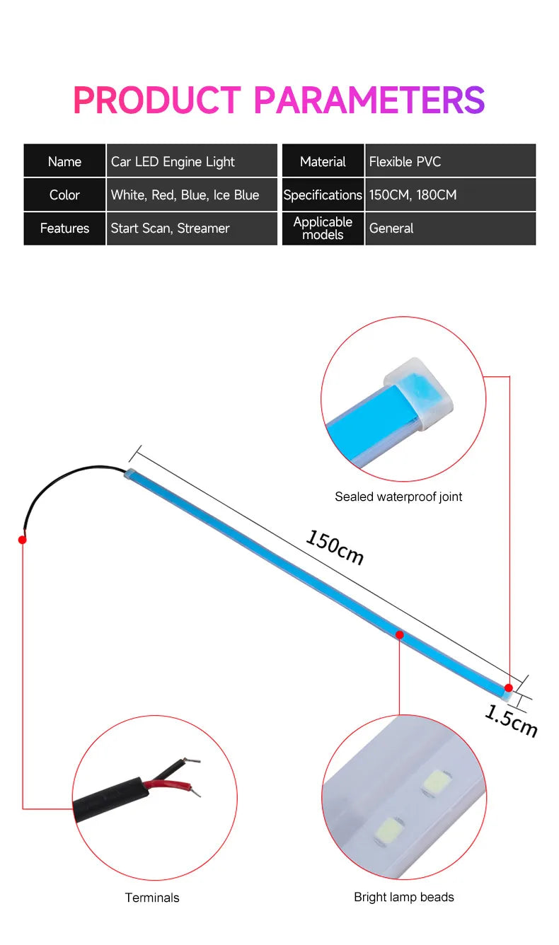 Universal Headlight Strip