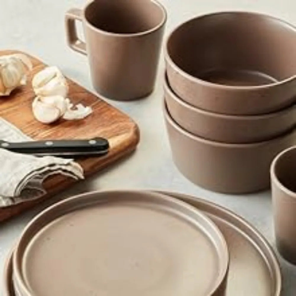 Stone Lain 32 Piece Stoneware Dinnerware Set