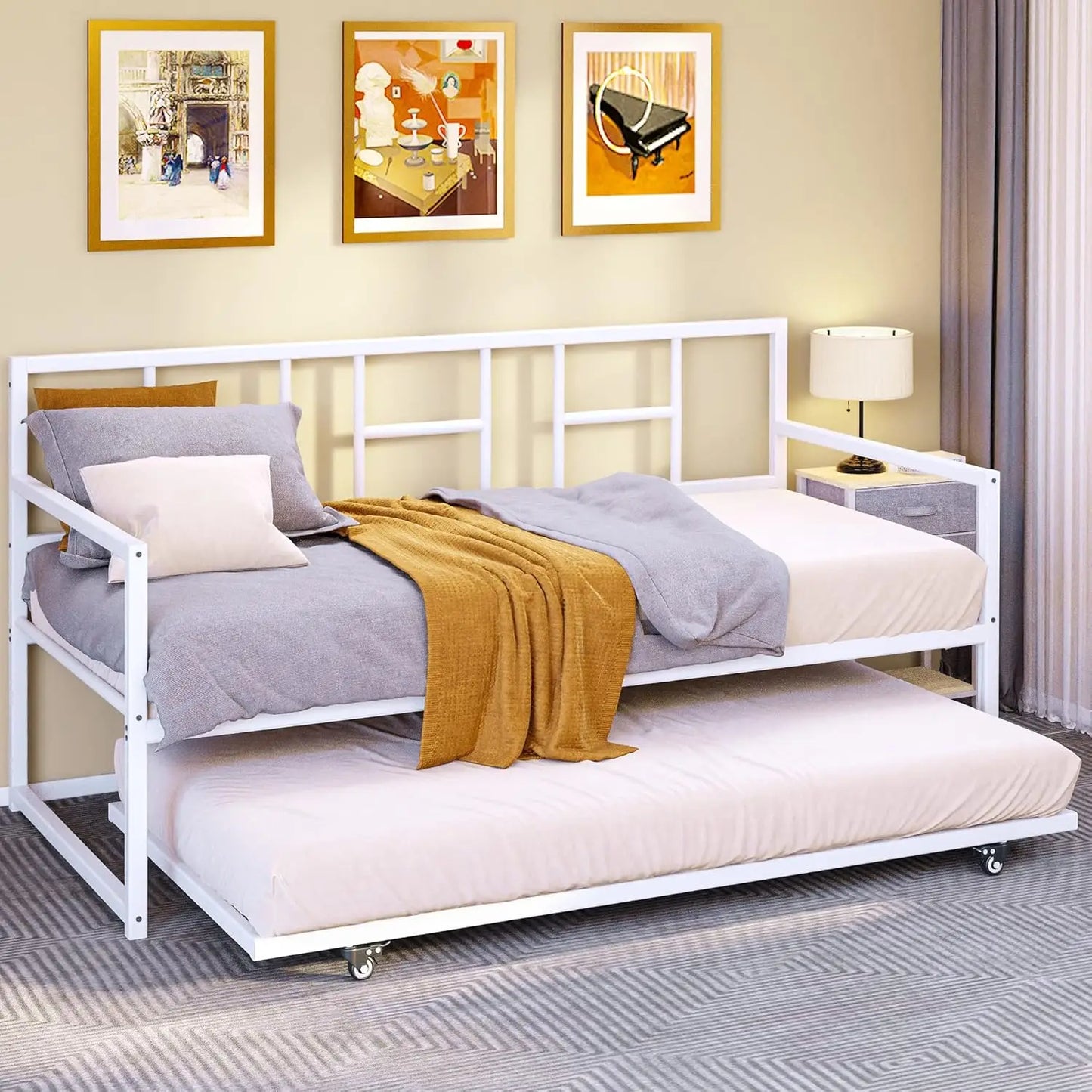 Twin Daybed with Pull Out Trundle