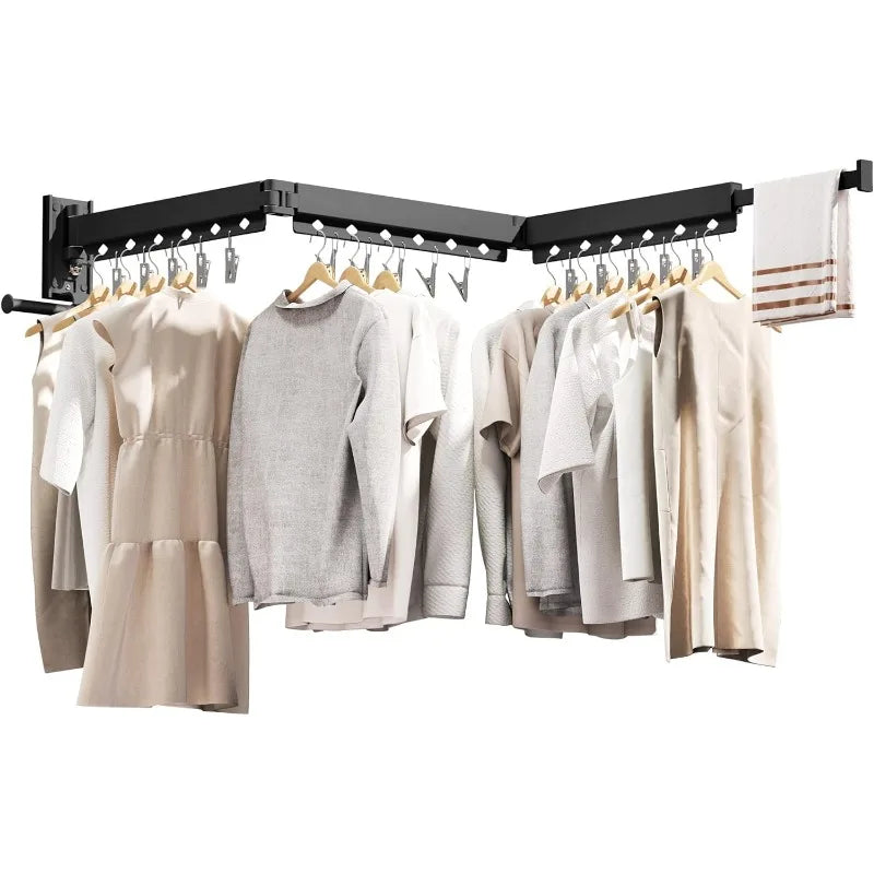 Folding Wall Mounted Laundry Rack