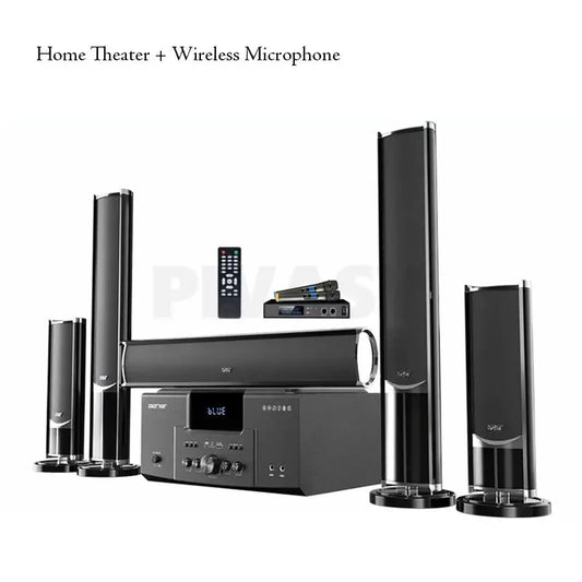 Bluetooth 4.0 Stereo Surround Sound Subwoofer Speaker 5.1 Home Theater System Set 4Ω