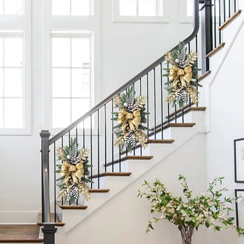 Christmas Wreath Pendants With LED