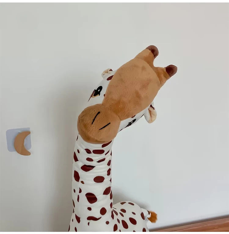 Brown Giraffe Baby Sleeping Companion Doll