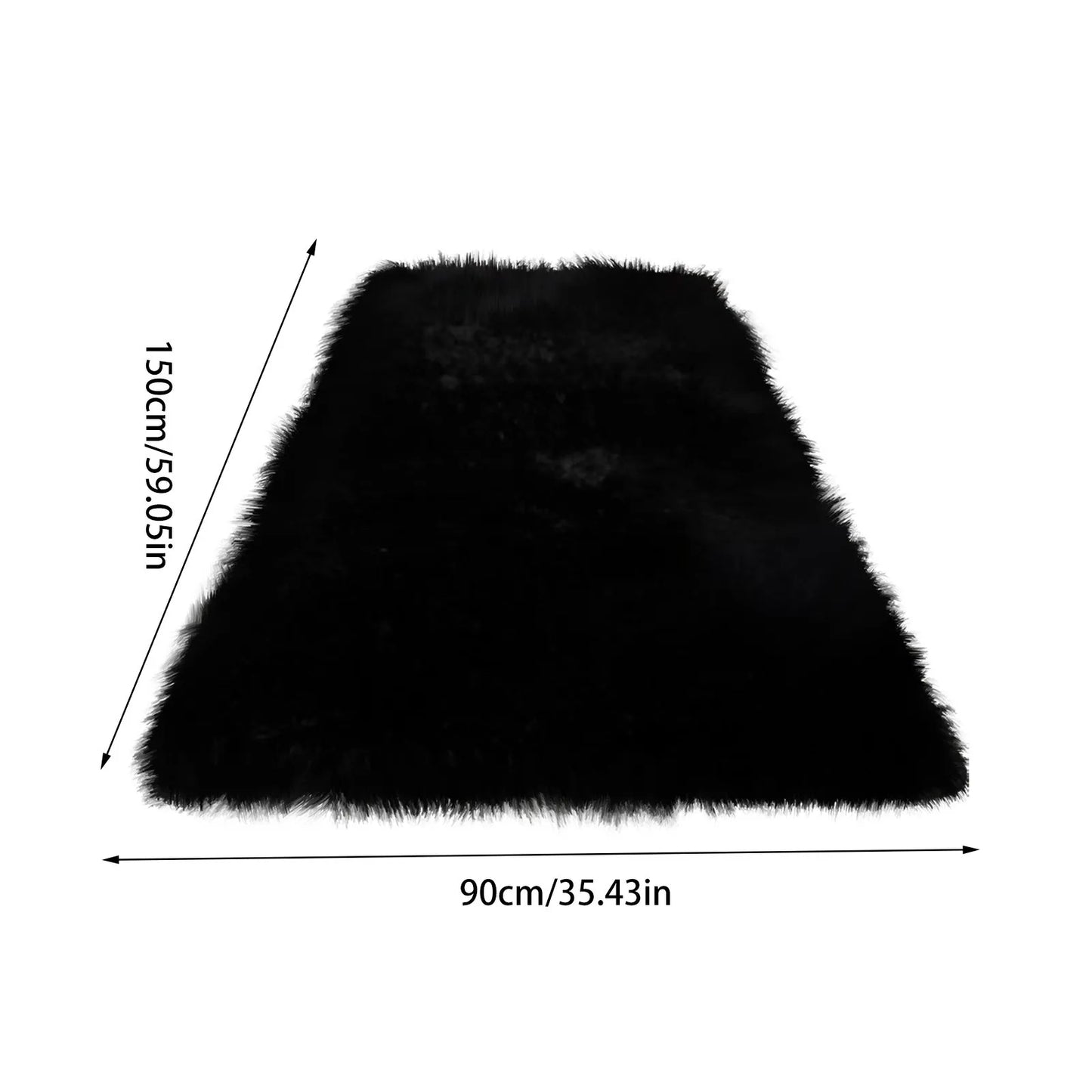 Stylish Soft Shaggy Velvet Area Rugs