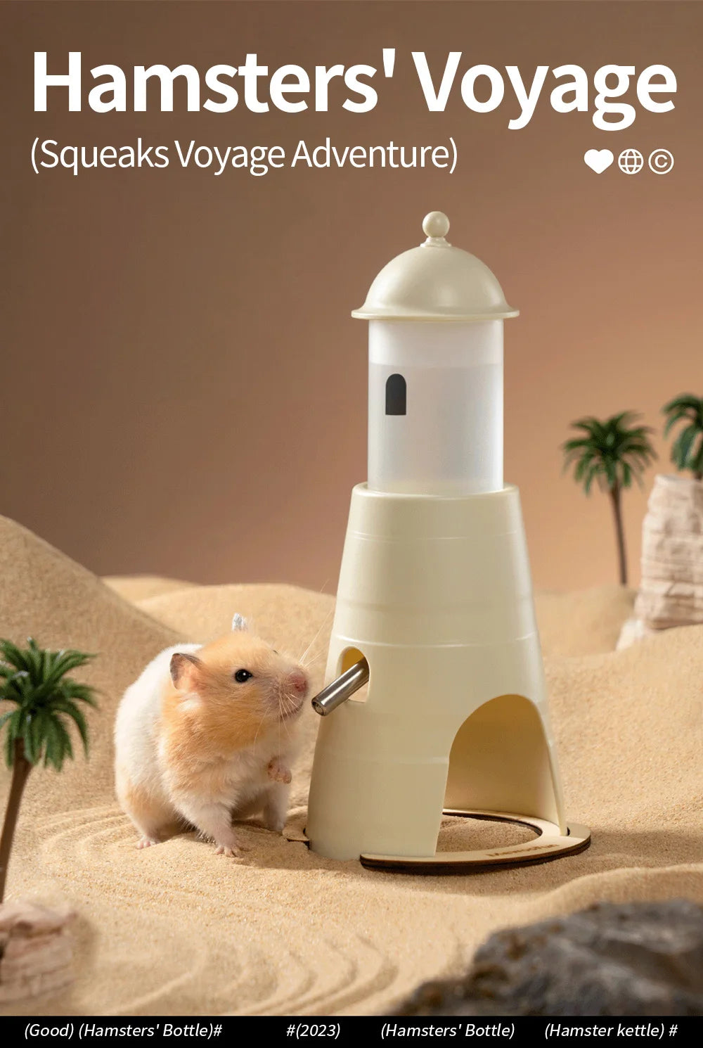 Automatic Hamster Water Dispenser Water Feeder Drinking Water Bottle Leak-proof Feeding Kettle Pet Supplies Hamster Accesorios