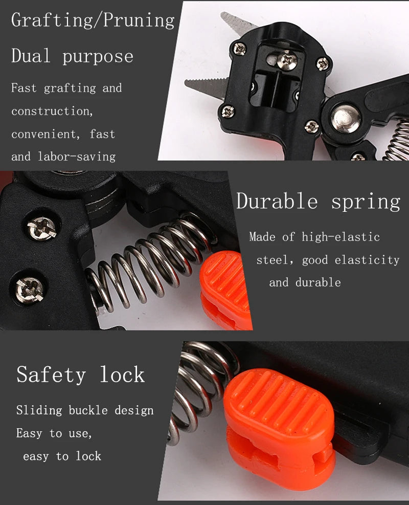 Professional Grafting Pruner Kit, Fruit Tree Cutting Shears