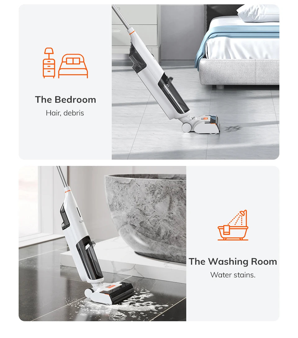 Cordless Wireless Smart Washing Mop Robot