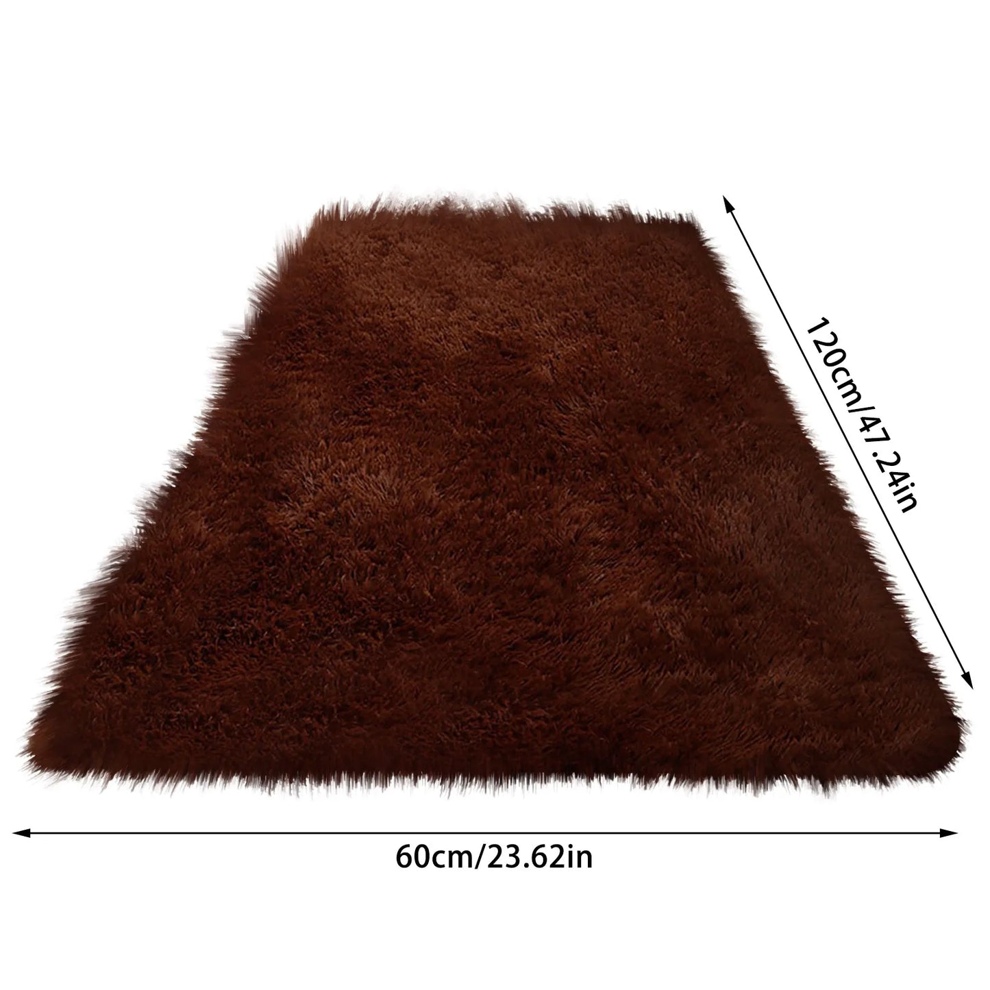 Stylish Soft Shaggy Velvet Area Rugs