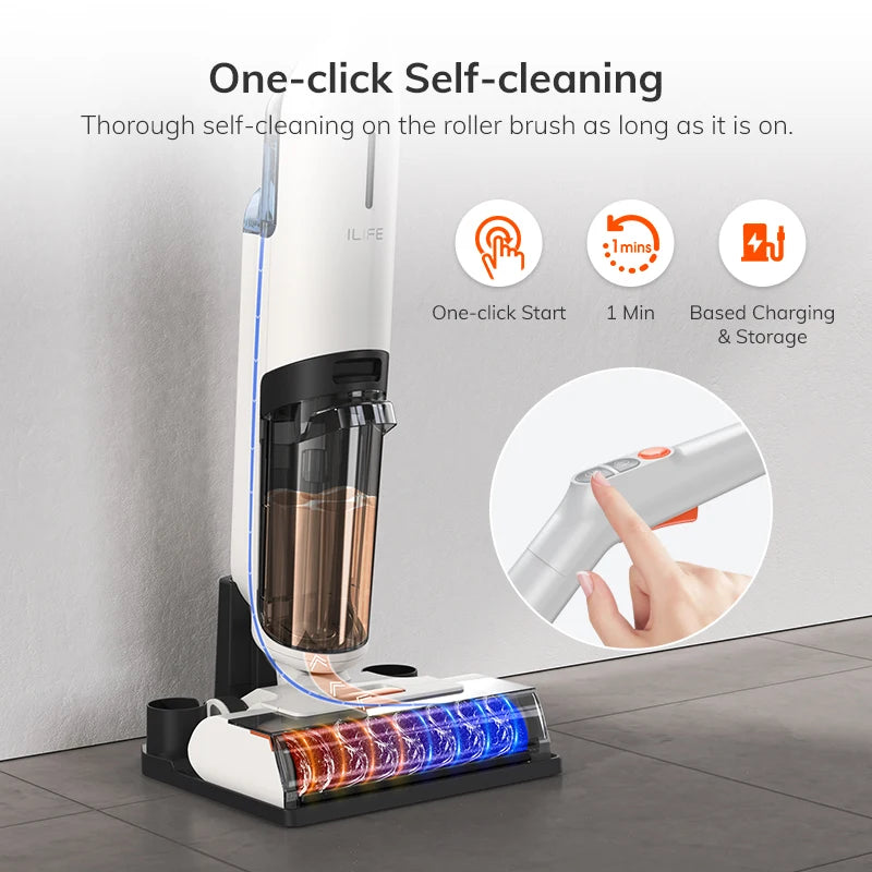 Cordless Wireless Smart Washing Mop Robot