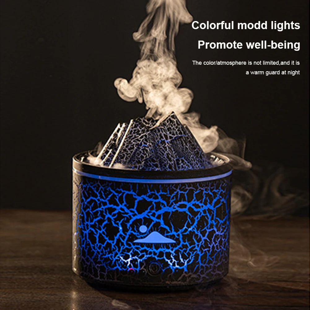 Volcano Fire Flame Aroma Diffuser Essential Oil