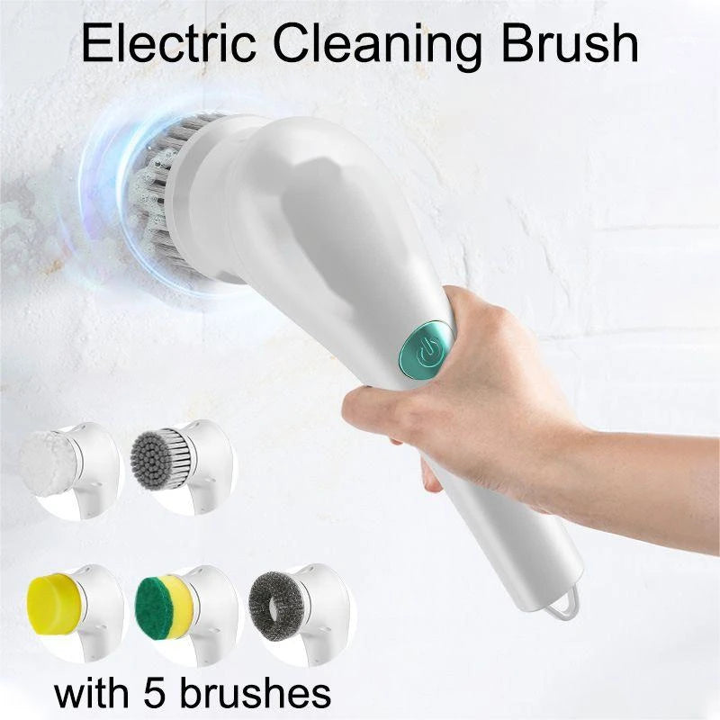 5-In-1 Multifunctional Electric Cleaning Brush