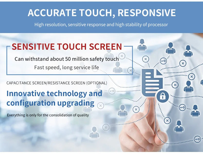 Touch Screen Fanless Built in WiFi PC