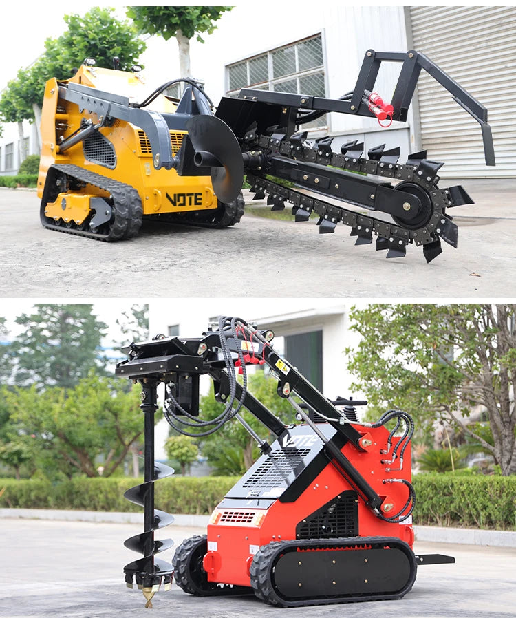 Free Shipping Epa Agricultural Wheel Skid Steer Loader