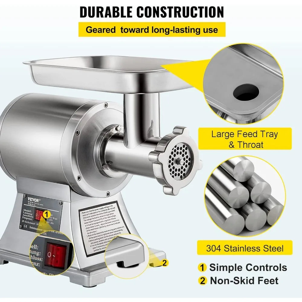 Commercial Meat Grinder Electric Meat Mincer