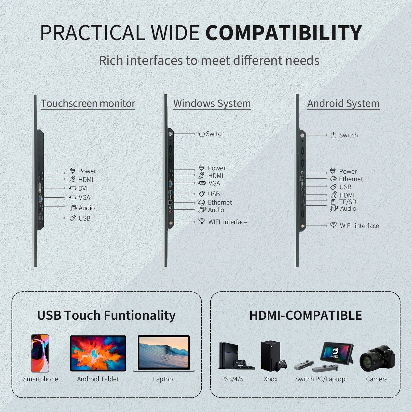 Touch Screen Monitor Window 10