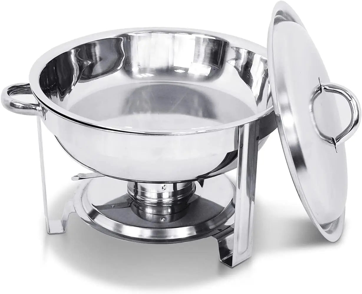 5 Qt Full Size Stainless Steel Chafing Dish Set of 8