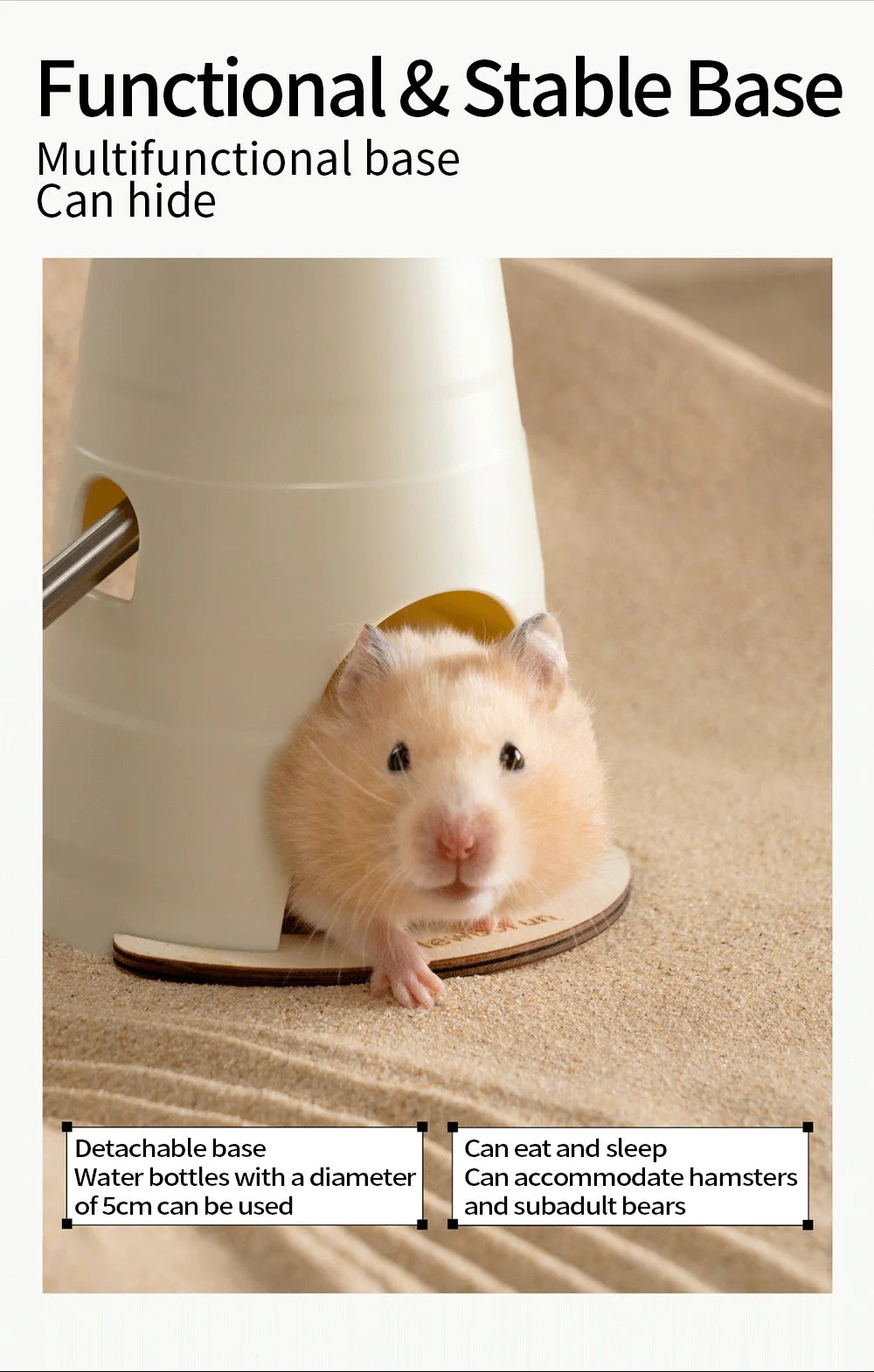 Automatic Hamster Water Dispenser Water Feeder Drinking Water Bottle Leak-proof Feeding Kettle Pet Supplies Hamster Accesorios