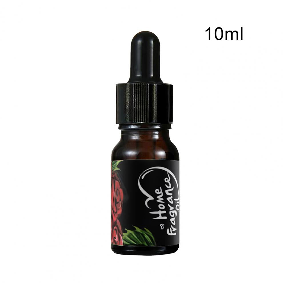 10ml Aromatherapy Essential Oil with Dropper Natural Plant Lavender Rose Lemon Diffuser Aroma Oil Home Interior Supplies