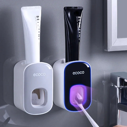 Wall Mount Stand Automatic Toothpaste Dispenser Squeezers