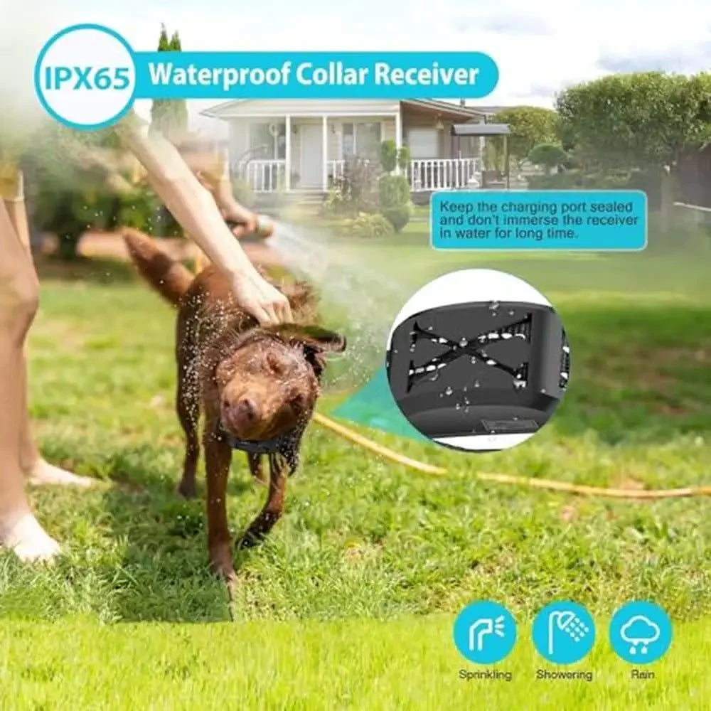 Wireless Electric Dog Fence System With Training Collar