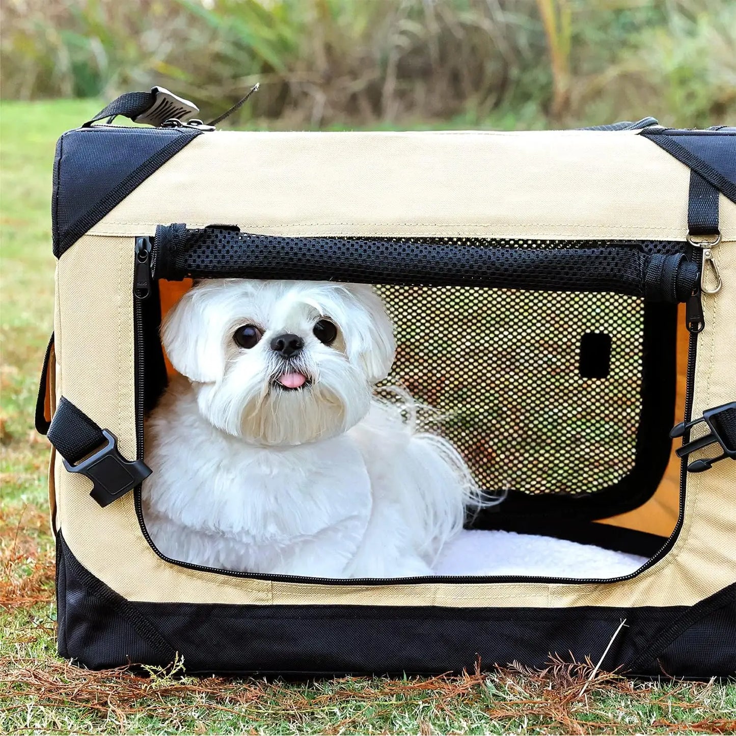 42 Inch Collapsible Dog Crate for Large Dogs