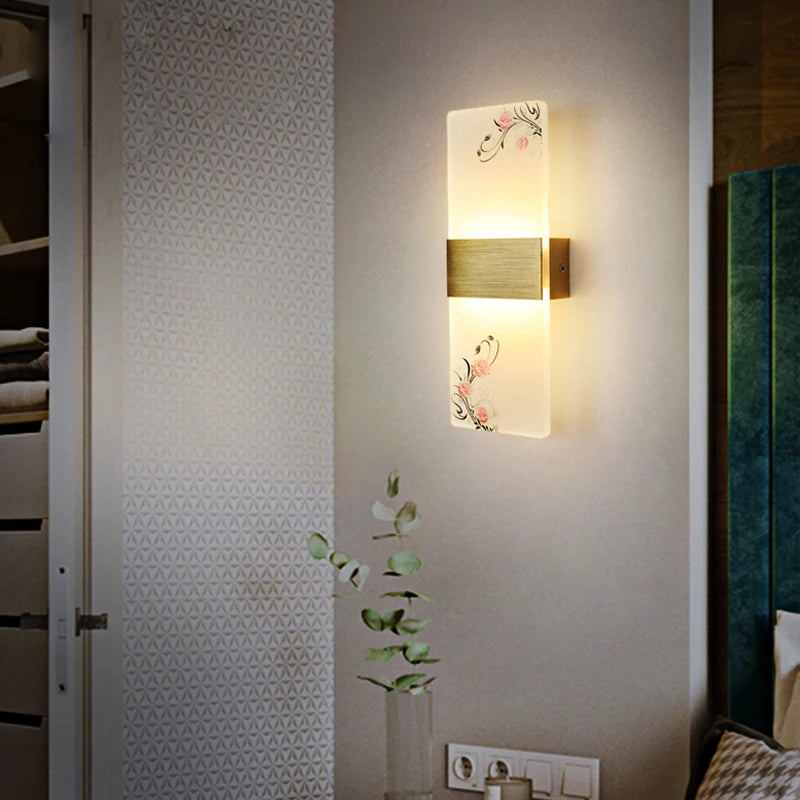 Wall lamp bedroom modern minimalist European style corridor staircase